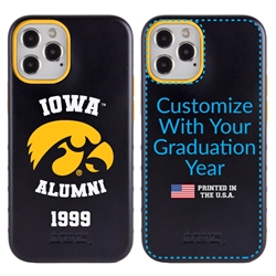 
Collegiate Alumni Case for iPhone 12 / 12 Pro – Hybrid Iowa Hawkeyes