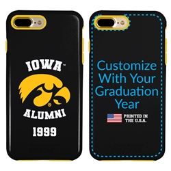 
Collegiate Alumni Case for iPhone 7 Plus / 8 Plus – Hybrid Iowa Hawkeyes