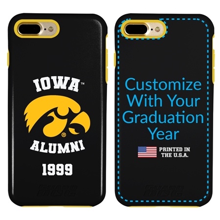 Collegiate Alumni Case for iPhone 7 Plus / 8 Plus – Hybrid Iowa Hawkeyes
