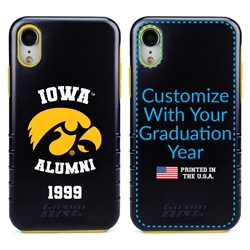 
Collegiate Alumni Case for iPhone XR – Hybrid Iowa Hawkeyes