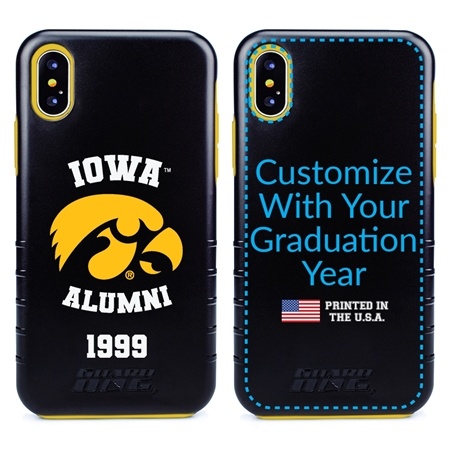 Collegiate Alumni Case for iPhone XS Max – Hybrid Iowa Hawkeyes
