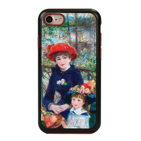Famous Art Case for iPhone 7 / 8 / SE – Hybrid – (Renoir – Two Sisters)
