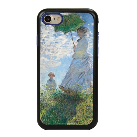 Famous Art Case for iPhone 7 / 8 / SE – Hybrid – (Monet – Woman with Parisol)
