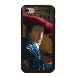 
Famous Art Case for iPhone 7 / 8 / SE – Hybrid – (Vermeer – Girl with Red Hat)