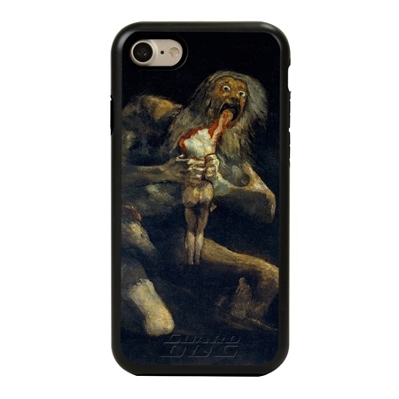 Famous Art Case for iPhone 7 / 8 / SE – Hybrid – (De Goya – Saturno Devouring his Son)
