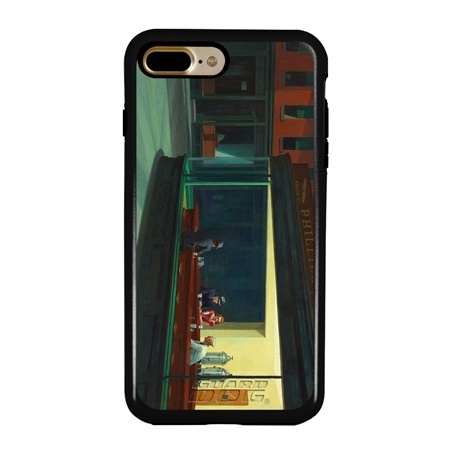 Famous Art Case for iPhone 7 Plus / 8 Plus – Hybrid – (Hopper – Nighthawks)

