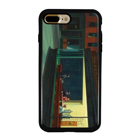 Famous Art Case for iPhone 7 Plus / 8 Plus – Hybrid – (Hopper – Nighthawks)
