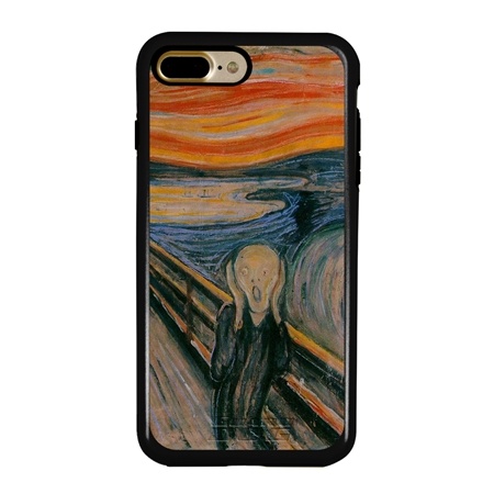 Famous Art Case for iPhone 7 Plus / 8 Plus – Hybrid – (Munch – The Scream)
