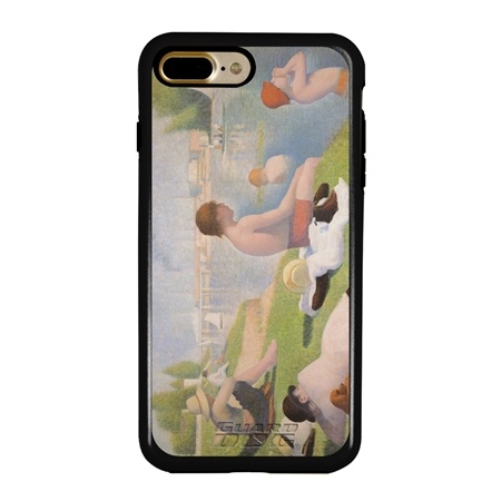Famous Art Case for iPhone 7 Plus / 8 Plus – Hybrid – (Seurat – Bathers)
