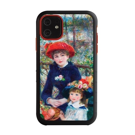 Famous Art Case for iPhone 11 – Hybrid – (Renoir – Two Sisters)
