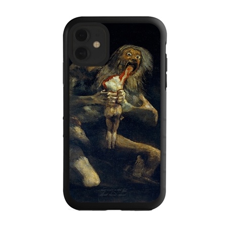 Famous Art Case for iPhone 11 – Hybrid – (De Goya – Saturno Devouring his Son)
