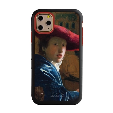 Famous Art Case for iPhone 11 Pro – Hybrid – (Vermeer – Girl with Red Hat)
