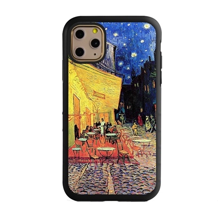 Famous Art Case for iPhone 11 Pro – Hybrid – (Van Gogh – Café Terrace at Night)

