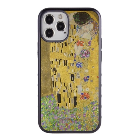 Famous Art Case for iPhone 12 / 12 Pro – Hybrid – (Klimt – The Kiss)
