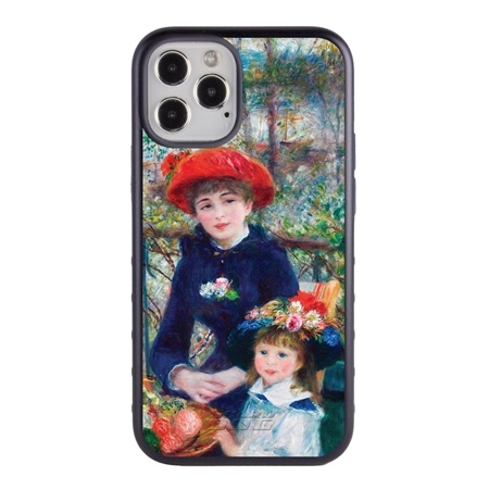 Famous Art Case for iPhone 12 / 12 Pro – Hybrid – (Renoir – Two Sisters)
