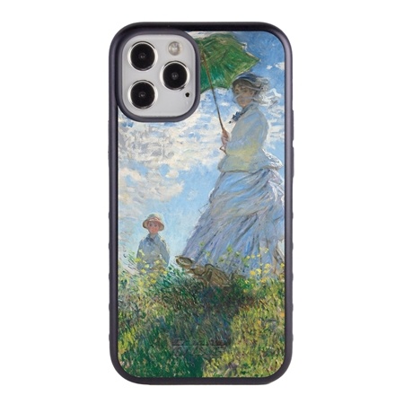 Famous Art Case for iPhone 12 Pro Max – Hybrid – (Monet – Woman with Parisol)
