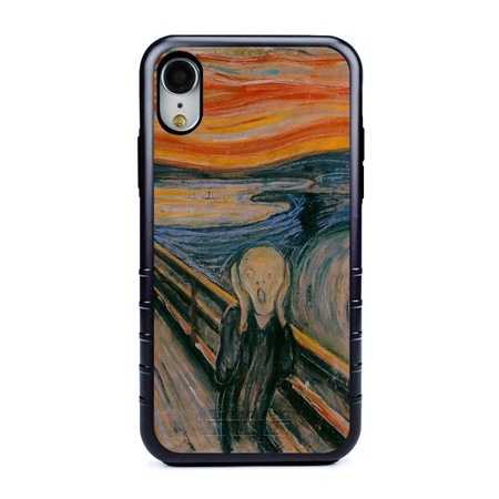 Famous Art Case for iPhone XR – Hybrid – (Munch – The Scream)
