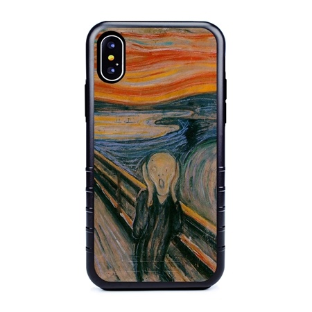 Famous Art Case for iPhone Xs Max – Hybrid – (Munch – The Scream)
