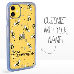
Personalized Insects Case for iPhone 11 – Clear – Love Bees