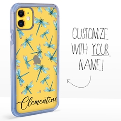 
Personalized Insects Case for iPhone 11 – Clear – Dragonfly Daze
