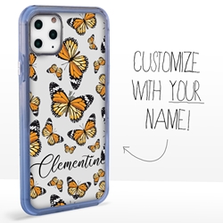 
Personalized Insects Case for iPhone 11 Pro – Clear – Monarch Butterflies