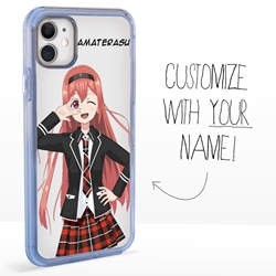 
Personalized Japanese Case for iPhone 11 – Clear – Anime School Girl