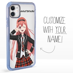 
Personalized Japanese Case for iPhone 11 – Clear – Anime School Girl