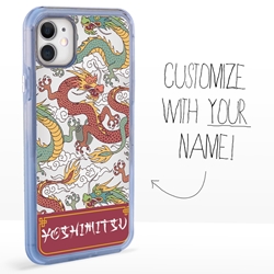 
Personalized Japanese Case for iPhone 11 – Clear – Flying Dragons