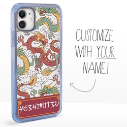 
Personalized Japanese Case for iPhone 11 – Clear – Flying Dragons