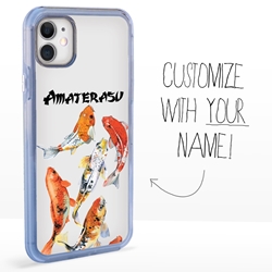 
Personalized Japanese Case for iPhone 11 – Clear – Koi on The Hunt