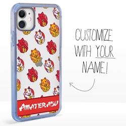 
Personalized Japanese Case for iPhone 11 – Clear – Lucky Cats