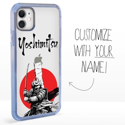 
Personalized Japanese Case for iPhone 11 – Clear – Odachi Samurai