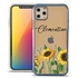 Personalized Floral Case for iPhone 11 Pro – Clear – Simply Sunflowers
