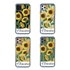 Personalized Floral Case for iPhone 11 Pro – Clear – Sunflower Stalks
