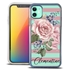 Personalized Floral Case for iPhone 12 Mini – Clear – Pink Rose
