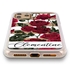Personalized Floral Case for iPhone 12 Mini – Clear – Red Roses
