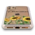 Personalized Floral Case for iPhone 12 Mini – Clear – Simply Sunflowers
