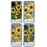 Personalized Floral Case for iPhone 12 Pro Max – Clear – Sunflower Stalks
