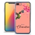 Personalized Bird Case for iPhone 7 Plus / 8 Plus – Clear – Hovering Hummingbird
