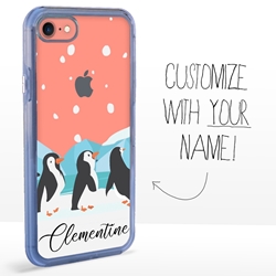 
Personalized Bird Case for iPhone 7 / 8 / SE – Clear – Penguin Fun