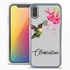 Personalized Bird Case for iPhone X / XS – Clear – Hovering Hummingbird
