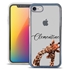 Personalized Majestic Animal Case for iPhone 7 / 8 / SE - Clear - Giraffe Love
