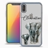 Personalized Majestic Animal Case for iPhone X / XS - Clear - Elephant Family
