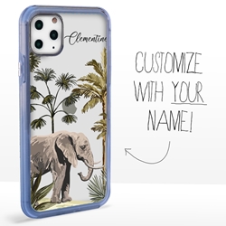 
Personalized Majestic Animal Case for iPhone 11 Pro - Clear - Lonely Elephant