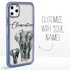 Personalized Majestic Animal Case for iPhone 11 Pro - Clear - Elephant Family
