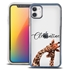 Personalized Majestic Animal Case for iPhone 12 Mini - Clear - Giraffe Love
