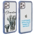 Personalized Majestic Animal Case for iPhone 12 Pro Max - Clear - Elephant Family
