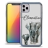 Personalized Majestic Animal Case for iPhone 12 Pro Max - Clear - Elephant Family
