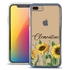 Personalized Floral Case for iPhone 7 Plus / 8 Plus – Clear – Simply Sunflowers
