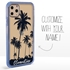 Personalized Tropical Case for iPhone 11 Pro – Clear – Palm Tree Silhouette
